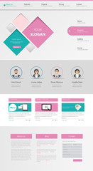 Website Design Template Vector Eps 10