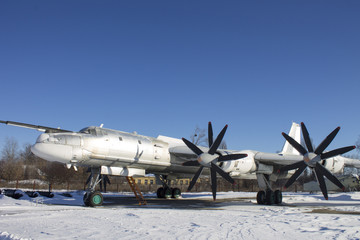 Tupolev Tu-95 on Aviation Museum in Ukraine