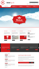Website Design Template Vector Eps 10