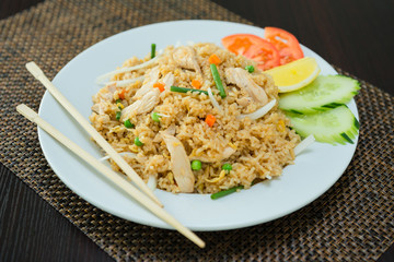 riz au poulet et légumes 