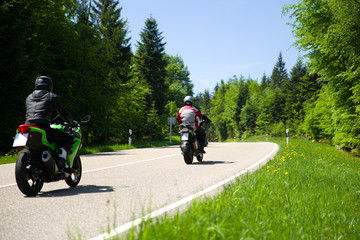 Motorradfahrer auf der Schwarzwaldhochstrasse  © VRD