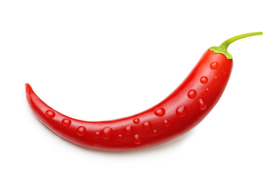 Red chilli pepper isolated 