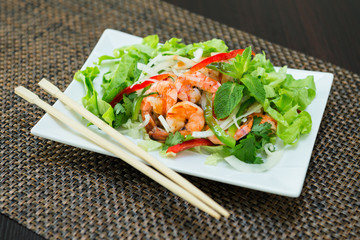 salade thaï au crevettes