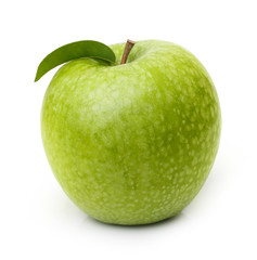 Green apple isolated