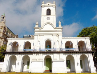 Fototapeta na wymiar Historisches Rathaus Cabildo in Buenos Aires
