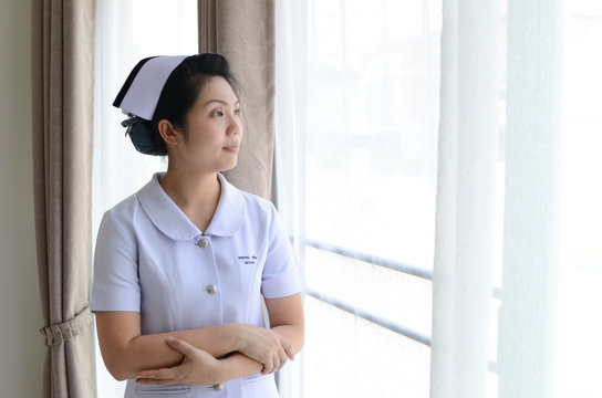Asian female nurse portrait