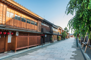 Naklejka premium 金沢 にし茶屋街