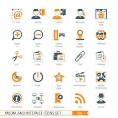 Social Media And Network Icons Set 04