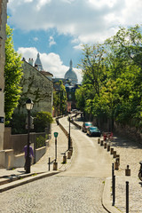 Rue de l'Abreuvoir, Montmarte, Paris,