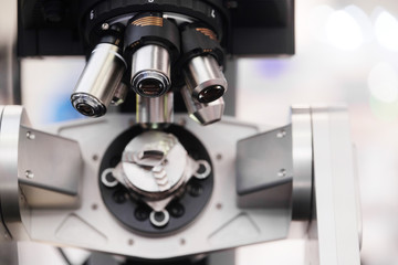 The image of a microscope