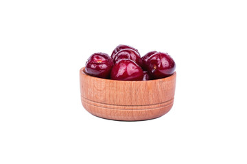 Cherries in a bowl