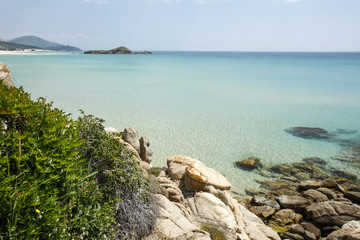 Fototapeta na wymiar Spiaggia Su Giudeu - Chia - Domus de Maria