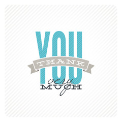 Vintage thank you card