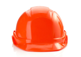 construction helmet on white background