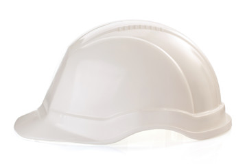 construction helmet on white background