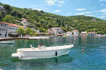 Coast Along Kotor Bay, Montenegro