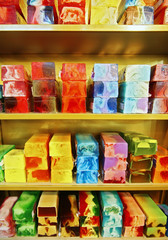 Fototapeta premium colored soap