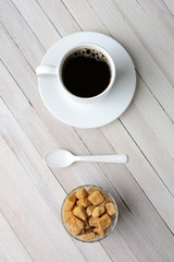 Coffee Natural Sugar Cubes Spoon