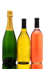 Champagne Chardonnay and White Zinfandel