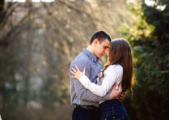 Fototapeta premium beautiful young couple