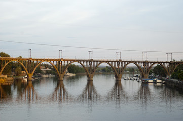 Railway bridge in Dnepropetrovsk