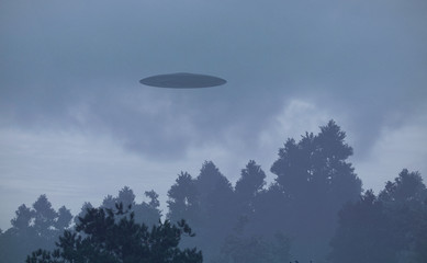 Ufo in the sky