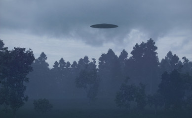 Ufo in the sky