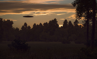 Ufo in the sky