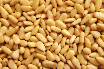 Pine kernels background