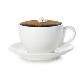 Hot chocolate isolated