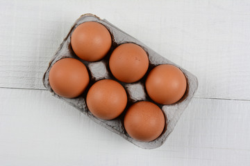 6 Pack Brown Eggs