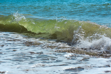 Sea waves. Balck Sea, Crimea, Ukraine June 2015