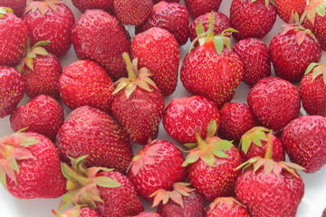 many strawberries
