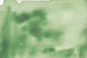 green watercolor painintig background