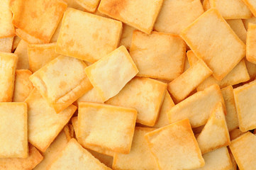 Pita Chips Closeup