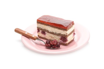 cake with cranberry