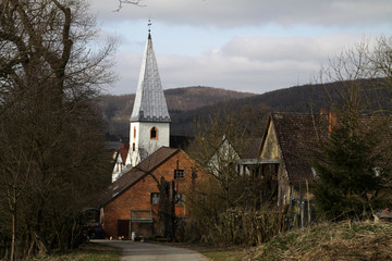 Fototapeta na wymiar Paulus-Kirche Hohenhausen
