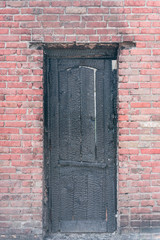 Texture. Brick. Wall. A background with attritions and cracks