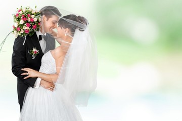 Wedding, Bride, Groom.