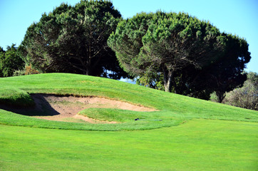 Fototapeta premium parcours de golf en Espagne