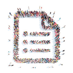  people in the shape of a medical questionnaire.