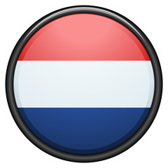 Obraz premium Netherlands button
