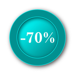 70 percent discount icon