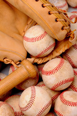 Baseballs Bat and Glove © Steve Cukrov