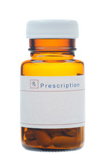 Glass Prescription Bottle