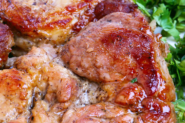 grilled meat onion healthy homemade food barbecue diet