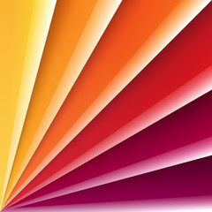 Fototapeta premium Red and purple shiny colorful glass layers with realistic shadow