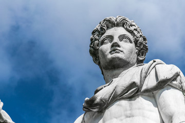 Statua dei Dioscuri del Campidoglio - obrazy, fototapety, plakaty