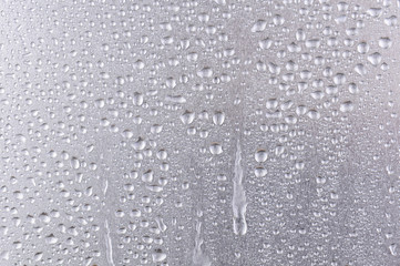 Water Drips on Metal
