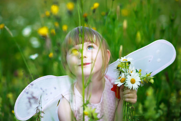 Happy little fairy.